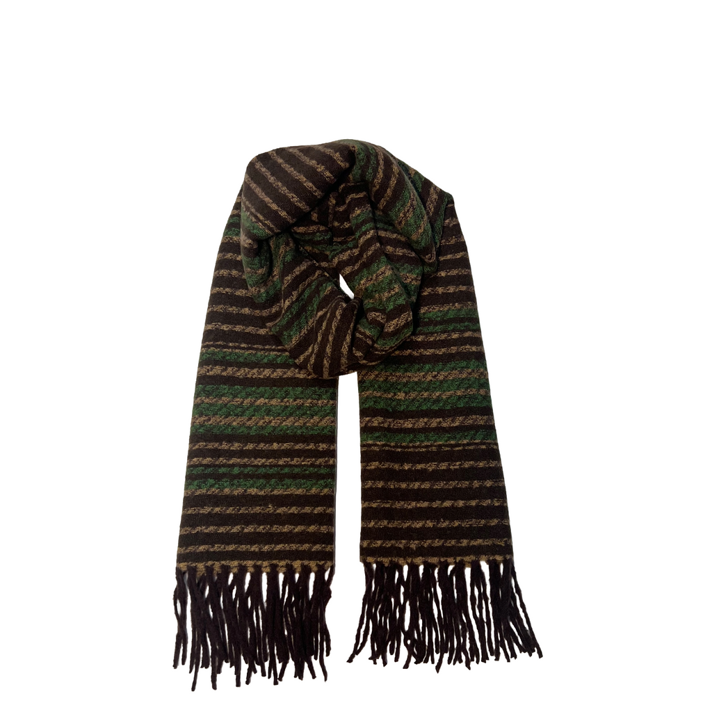 Brown Green Scarf